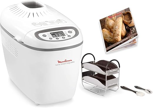Moulinex – Panificadora Moulinex OW610 Pan y baguettes, programa sin gluten, 1,5 kg, 16 programas.