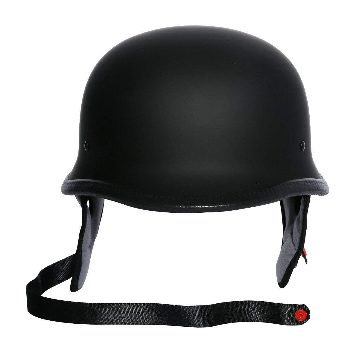 SLMOTO DOT Motorcycle Bike German Half Face Helmet Open Face for Chopper Cruiser Scooter ATV