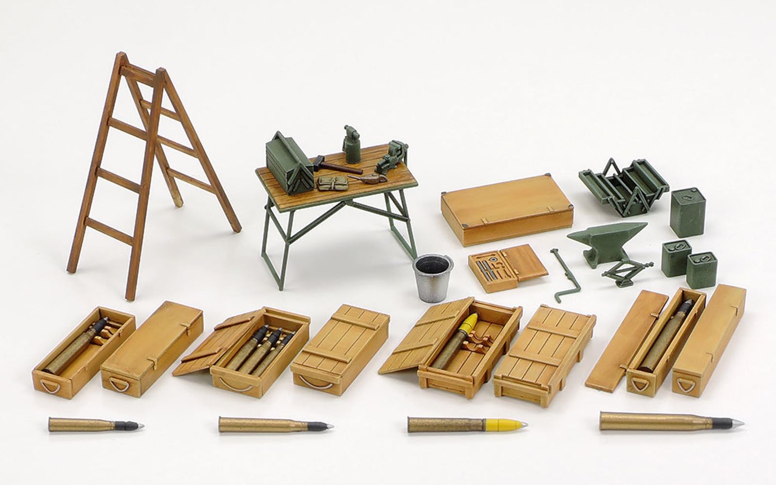 Tamiya 300032547 - German Tank Crew Mantenimiento de Campo 1:48 (incluye 9 figuras)