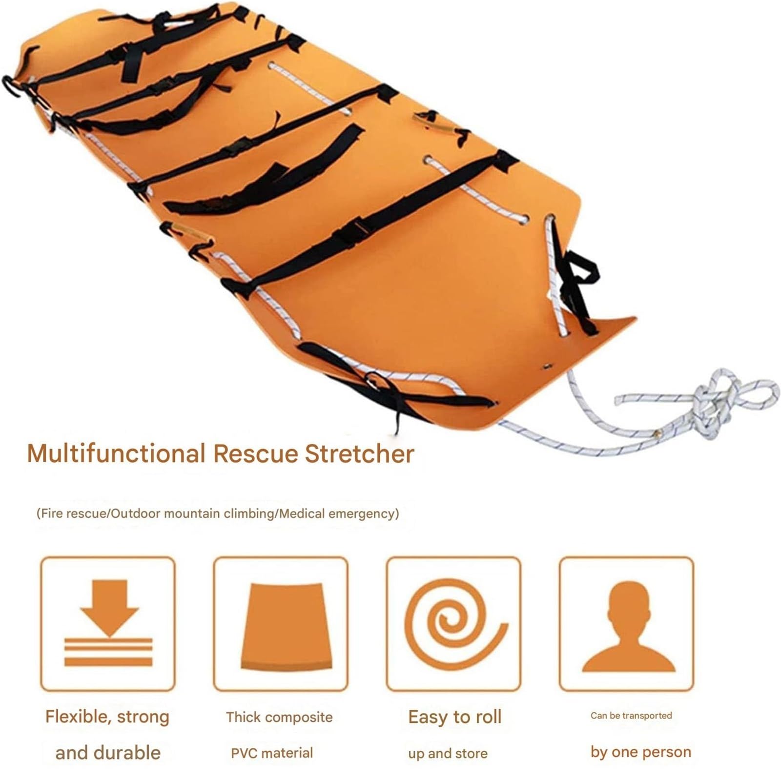 Fire Rescue Stretcher Portable Folding Stretcher Multifunctional Rescue Stretcher – Portable ...