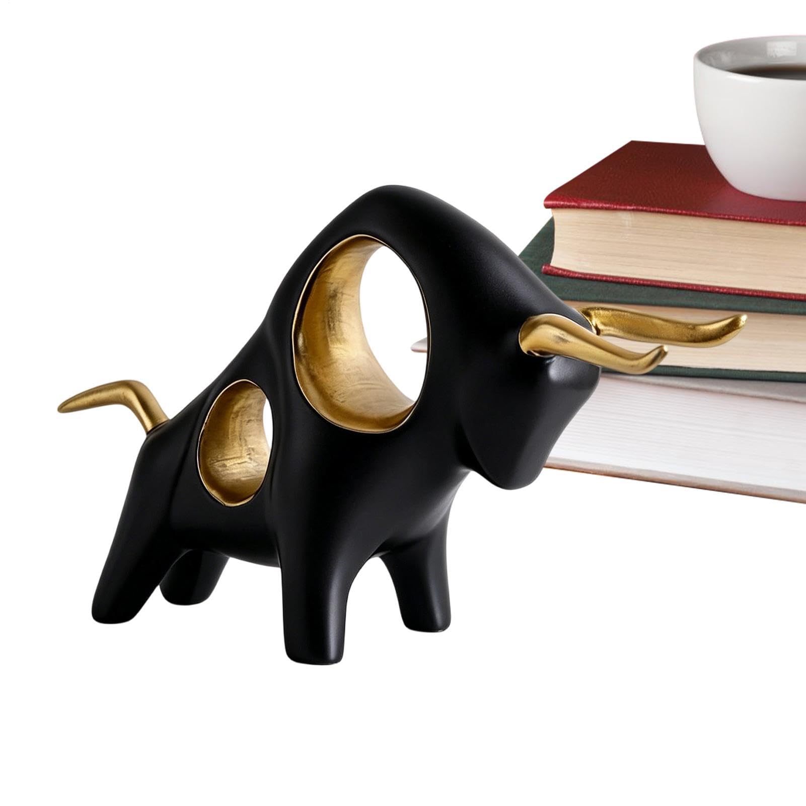 Sculpture en résine d'ornement animal haute finition pour bibliothèque