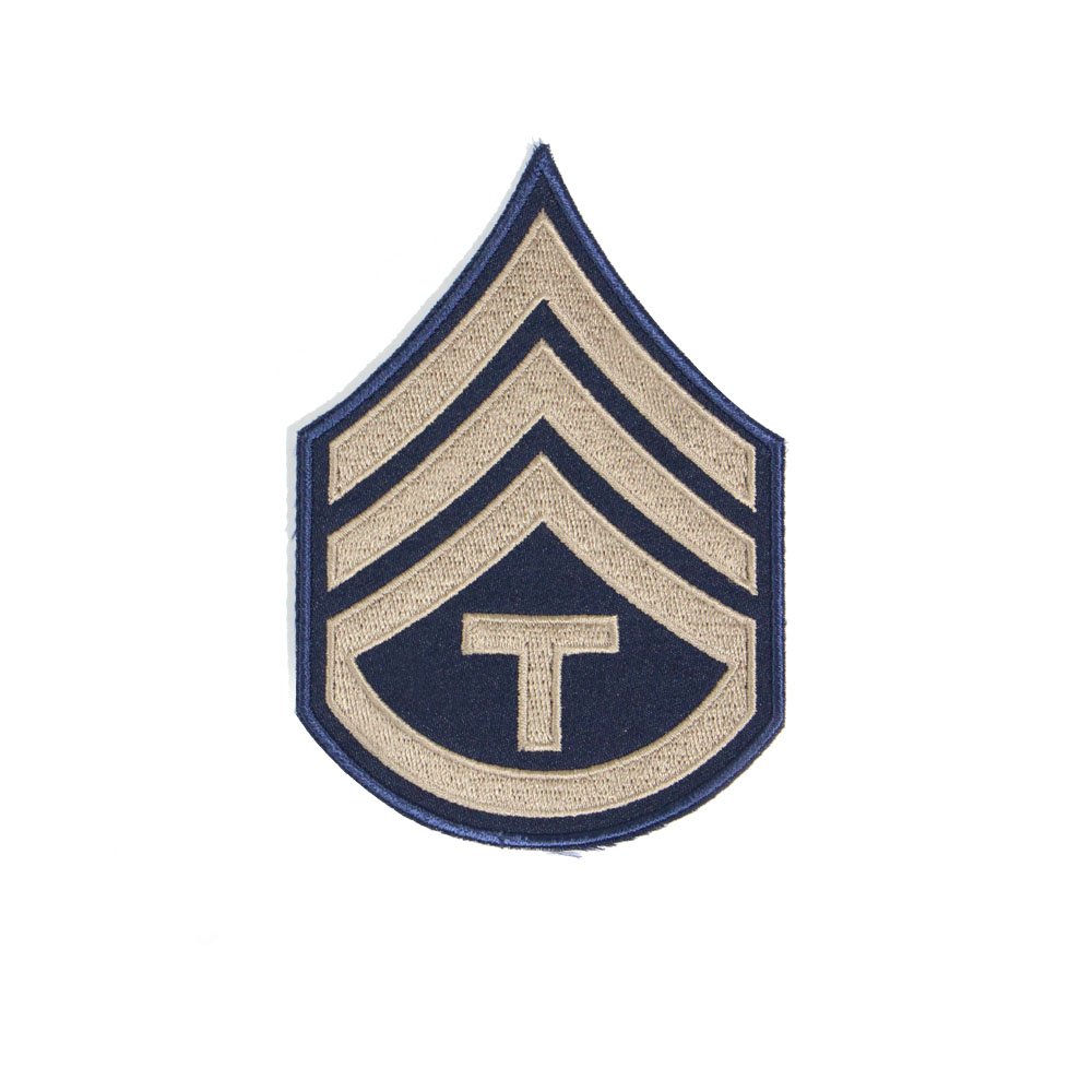 Epic Militaria Reproduction World War 2 US Army Khaki Rank Patches (Technician/3rd Grade)