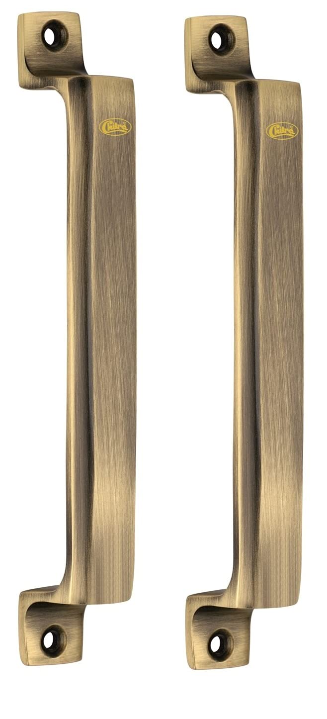Chitra Brass Altis Series Door/Cabinet/Drawer Handles Pack Of 2 (Antique Brass Matt, 6 Inch), Pull Handle (B09CMG1WJ7) Amazon Price History, Amazon Price Tracker