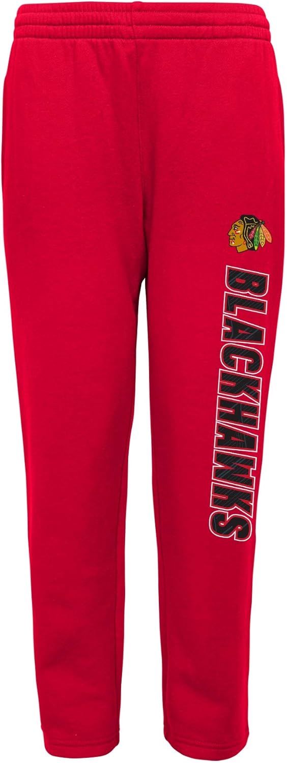 Outerstuff NHL Big Boys Youth (8-20) Post Game Fleece Pant, Team Options