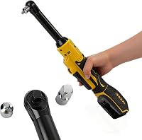 Cheie cu clichet fără perii, cu acumulator, 3/8", mâner de 16 cm, pentru DeWalt 18V 20V, LED, 300 rpm, 80 Nm, fără acumulator 1