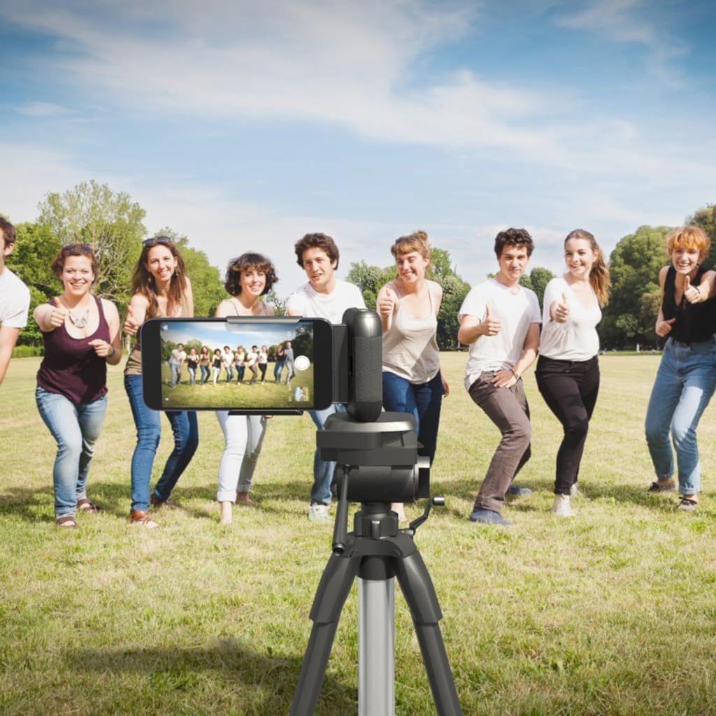 Multiangle Adjustable Phone Bracket with Wireless Shutter Control for Handfree Photos and Video Streaming Easy Portrait