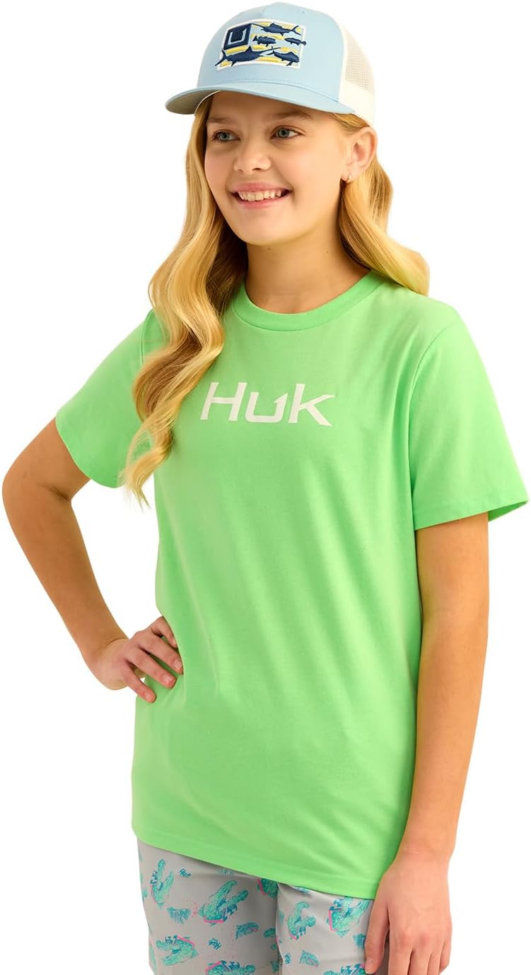 HUK Boys Performance Fishing Graphic Tee, Short Sleeve T-Shirt for Kids