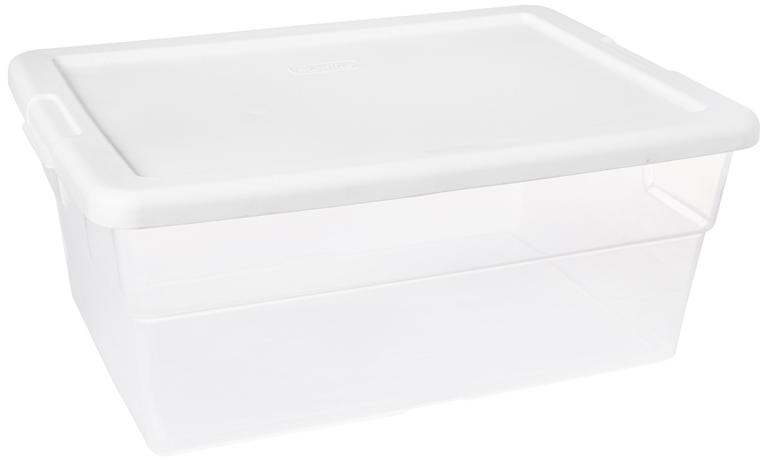 Sterilite 16458006 16QT Clear Store Box (2 Pack)