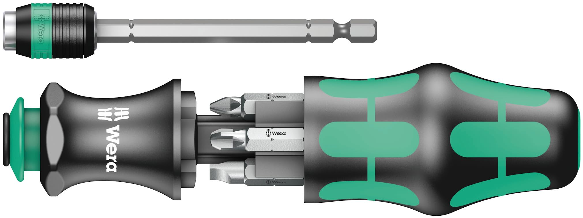 Wera Kraftform 25 Driver Bit Set - 3 Tools 1 Handle -3