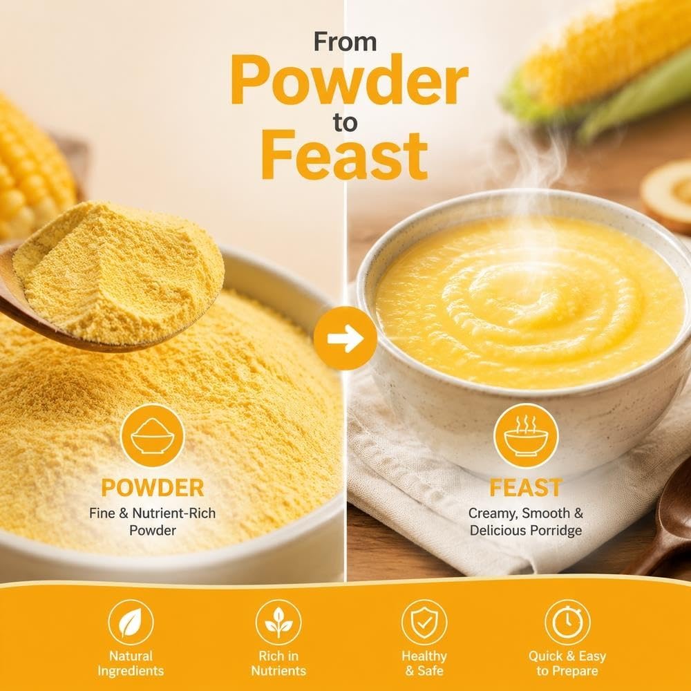 Cereali integrali pronti for la colazione in polvere 600g