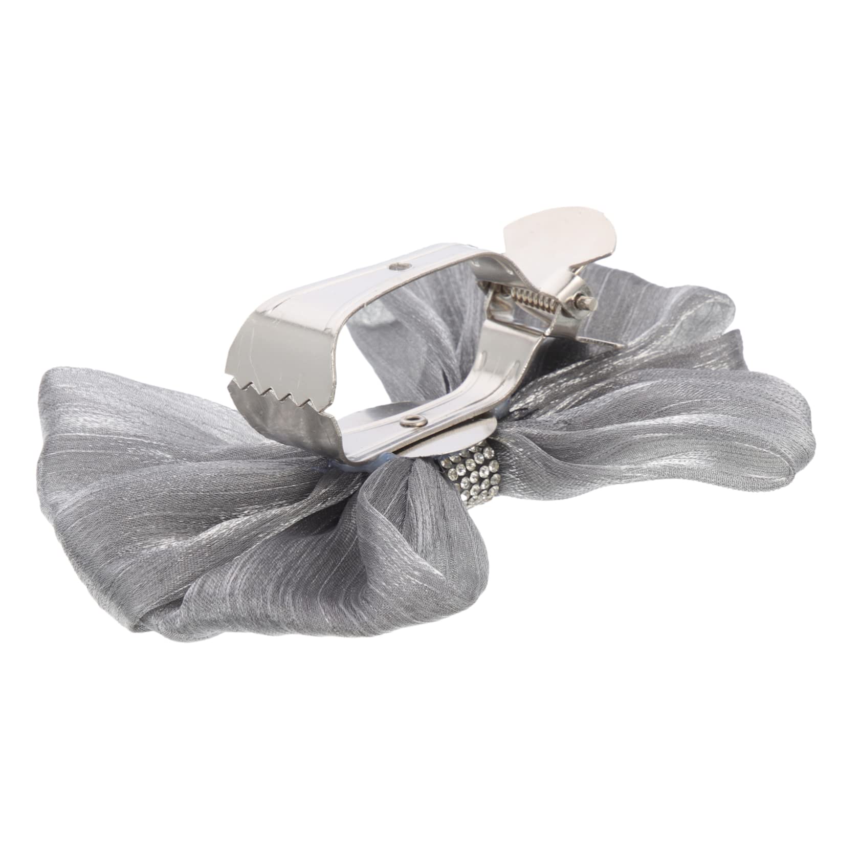 Vaguelly 4 Pièces Attaches de Rideaux Tulle avec Noeud Décorations Élégantes pour Fenêtres et Bureau et Faciles à Installer Gris pour Voilages