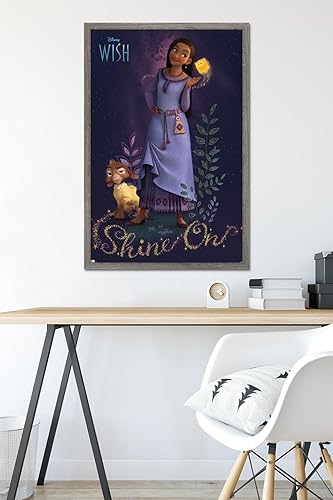 Miniatura 21 de Trends International Disney Wish Asha - Póster de pared, 22.4 pulgadas de largo x 14.7 pulgadas, versión enmarcada en blanco