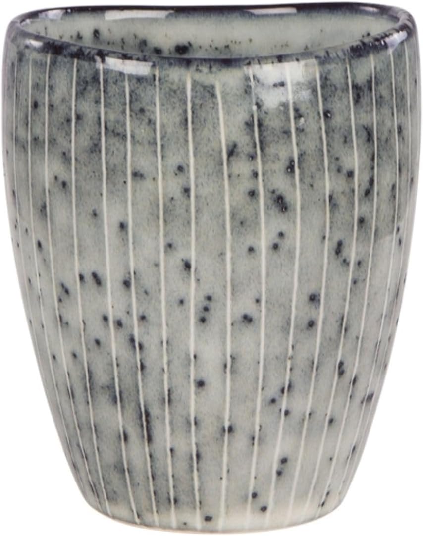 broste Copenhagen Nordic Sea Espresso Cup, Stoneware, Grey Green, Pack of 1
