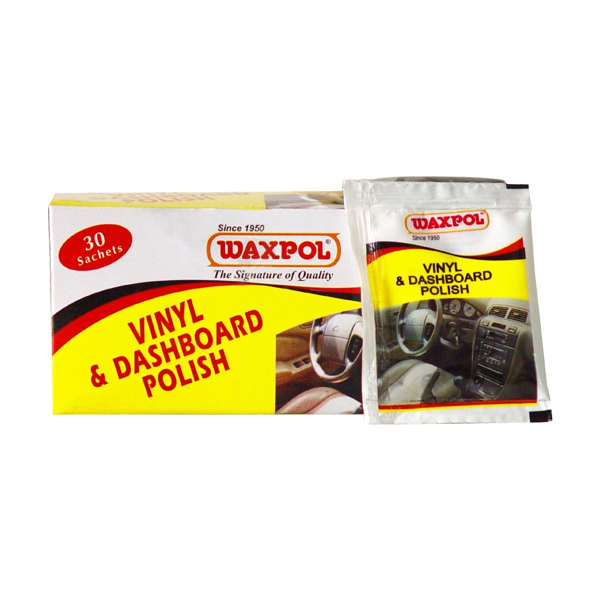 Waxpol Vinyl & Dashboard Polish (30x10 ml)