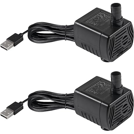 2Pcs USB 5V Water Pump: Enhance Your Water Features and Beyond