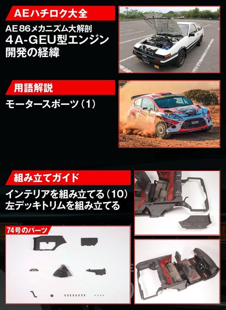 スプリンタートレノAE86全国版2023年4月11日号 スプリンタートレノ AE86 92号 | デアゴスティーニ公式