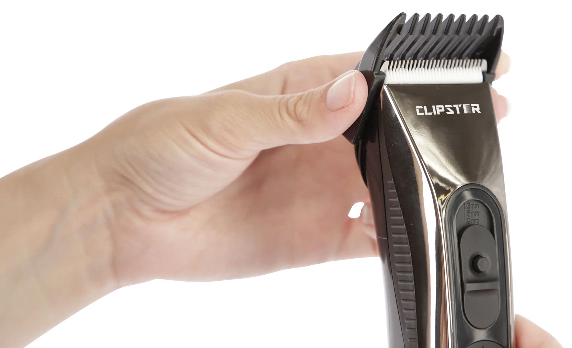 CLIPSTER Scherkopf für GrumoX (Zubehör für Akkuschermaschine GrumoX, für hautnahe Detailarbeiten und saubere Konturen, aus Keramik, einfache Montage, Ersatzkopf) 184604