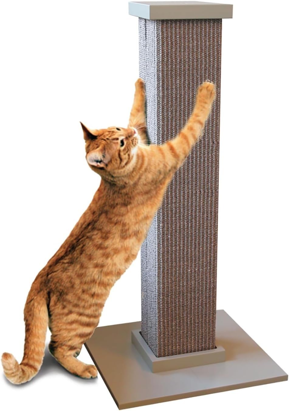 FJJRTWDG Beautiful Sisal Fiber Cat Scratch Posts, Artificial Pet Scratch Boards, Suitable for Indoor Pets Suitable for Indoor Pets(Brown)