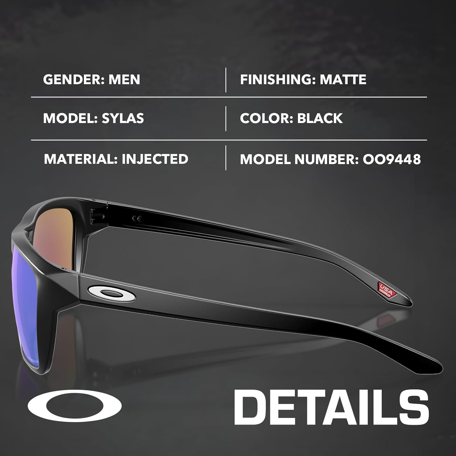 Oakley SYLAS OO9448 Rectangle Shape Sunglasses With Official Eyewear Kit