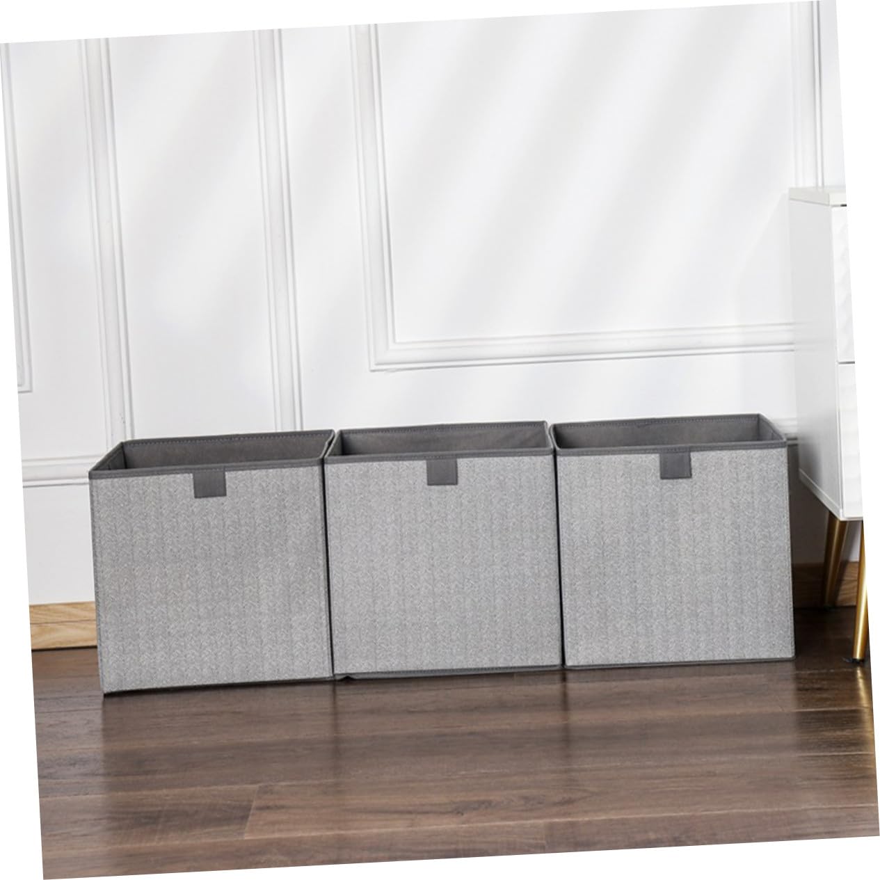 VICASKY 3pezzi Organizzatore per Armadio in Tessuto da Contenitore Portaoggetti per Camera da Letto Organizer per Vestiti e Accessori