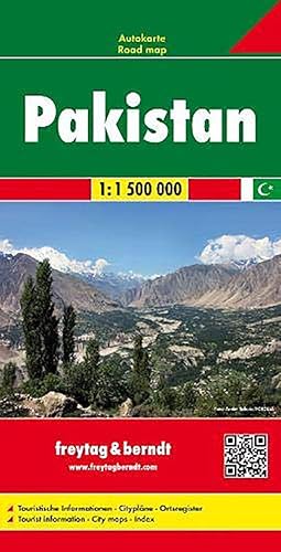 Pakistán, mapa de carreteras. Escala 1:1.500.000.: Wegenkaart 1:1 500 000 (Auto karte)
