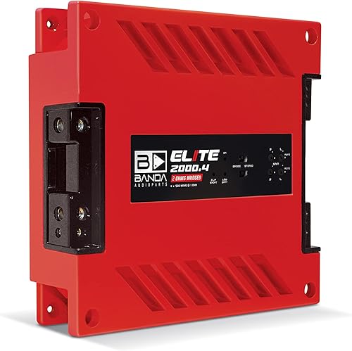 Amplificador de graves de audio para vehículos de 4 canales Amplificador de graves mono de alta potencia de 500 vatios con filtro subsónico y