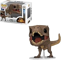 Vista 2 de POP Películas: Jurassic World Dominion - Tyrannosaurus Rex [T-Rex] Funko Figura de vinilo (con funda protectora de caja compatible), multicolor