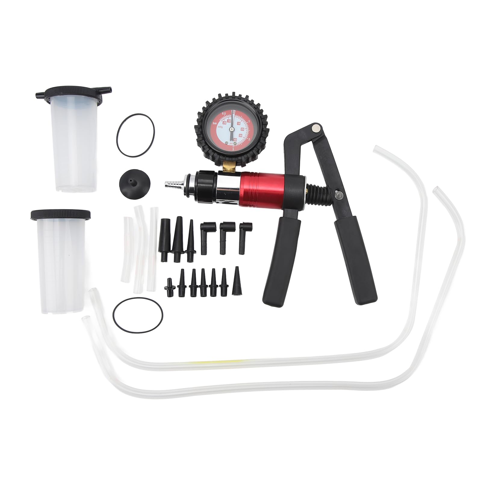 Kit De Purga De Frenos Bomba De Mano Vacio Presion Prueba Purga Aceite Frenos Embrague Herramienta Para Coche Camion
