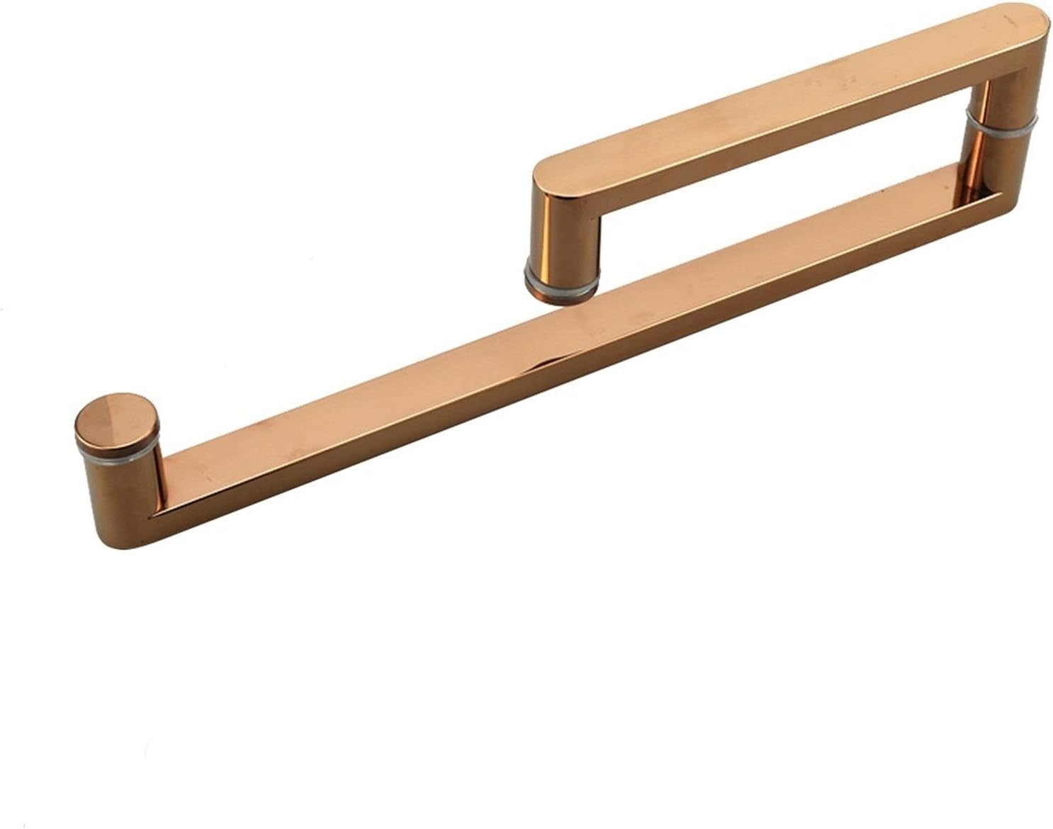 Glass Door and Window Handles Shower Glass Door Handle |Polished 304 Stainless Steel Replacement Bathroom Pull Push Door Handle Sets, Golden