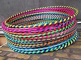 10x Spiral Glitter Kids/Adults Small Large Hula Hoops DIA:60cm Sporting Good Fitness Hula Hoops