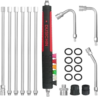 DUSICHIN Pressure Washer Extension Wand Gutter Clean Power Washer Lance