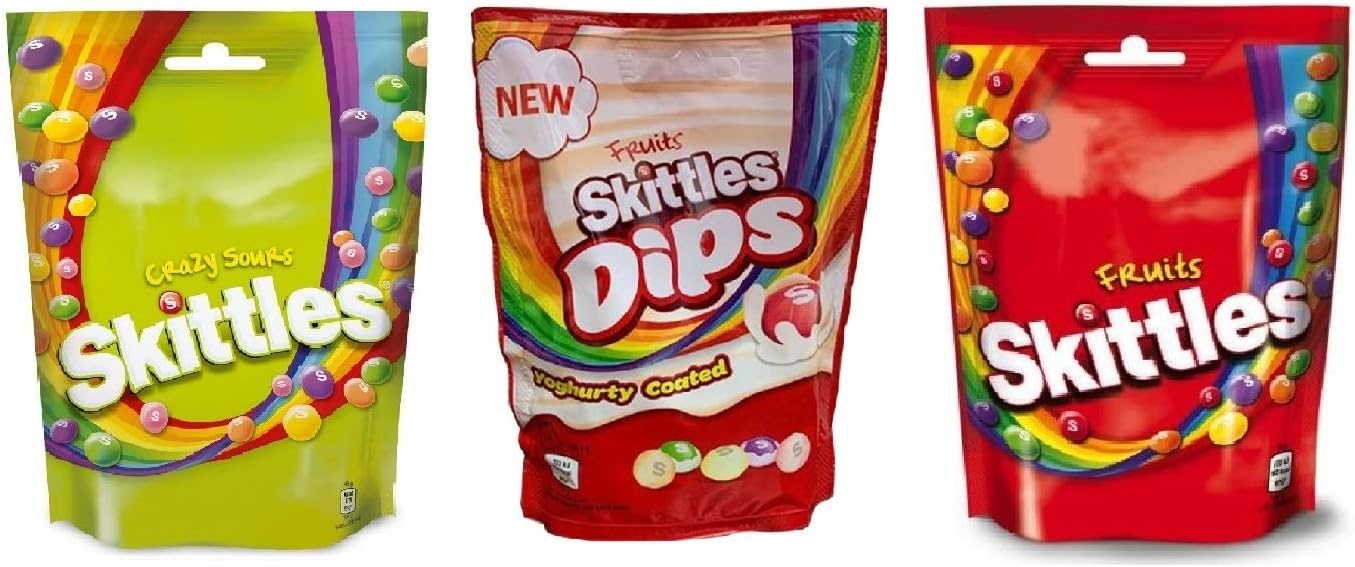 Skittles Bags Collection 152g (Pack of 3 - Dips)