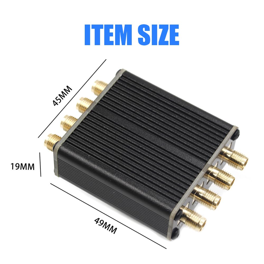Fafeicy 4-in-1 Bandpassfilter 0,5–30 MHz, LC-Filter für SDR und Radioanlagen, Passive Metallwellenfiltermaschine, Vereinfachter HF-Filter für Funkamateure