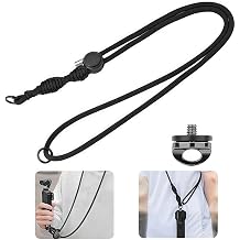 Nylon Crossbody Neck Strap for DJI OSMO Pocket 4/3/Action 5 Pro/Action 4/Action 3/INSTA360 X5 X4 X3 X2/GO 3S/GO 3/for Gopro Series/Ace Pro 2/Ace Pro, Adjustable Camera Sling Lanyard Accessories