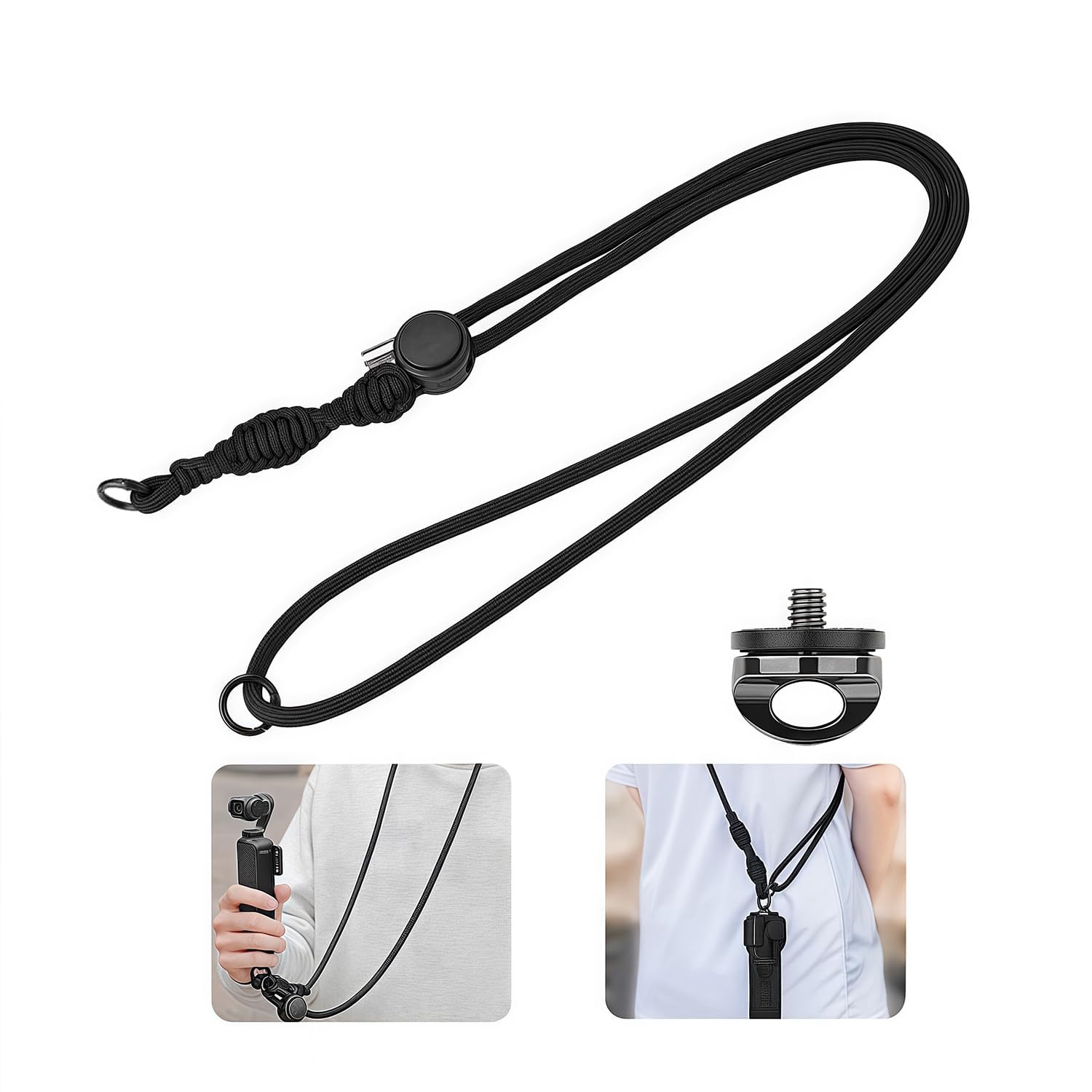 Nylon Crossbody Neck Strap for DJI OSMO Pocket 4P/4/3 Camera Accessories