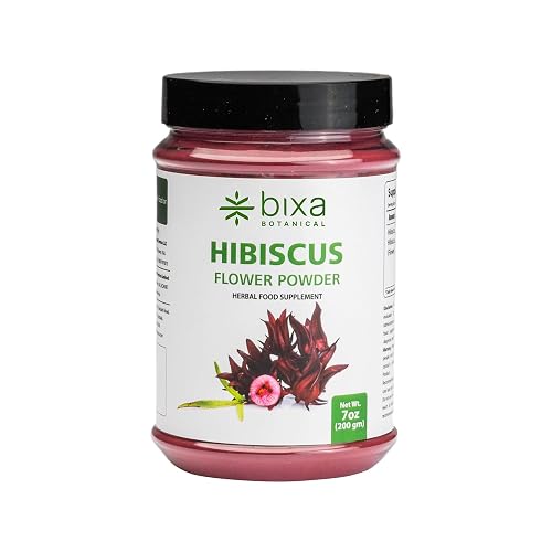 bixa BOTANICAL Hibiscus Powder (Hibiscus Rosa Sinensis) Ayurvedic Natural Herbal