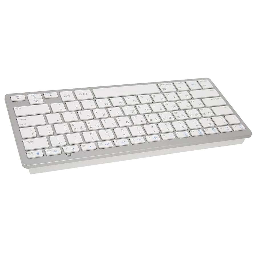 Amazon | ポータブルワイヤレスBluetoothキーボード、ミニ78キー