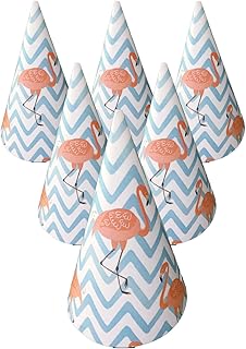 طاقية مطبوعة بعبارة «Happy Birthday» بنمط فلامنجو للحفلات