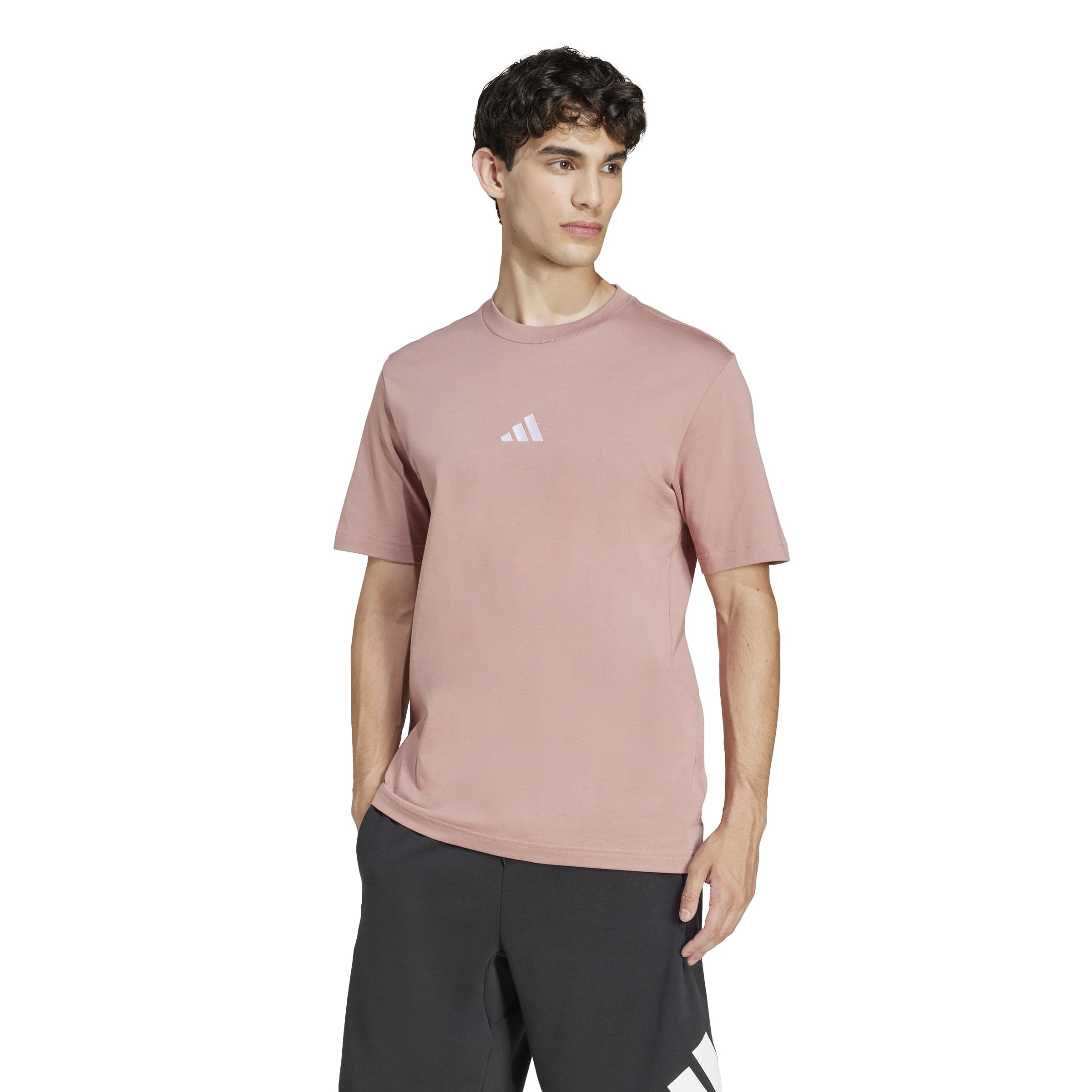 adidas Originals Men's Essentials Small Logo Single Jersey T-Shirt — view 11