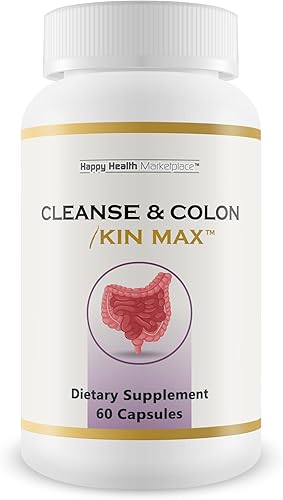 Cleanse & Colon  Kin Max - Nuestra mejor limpieza de colon - Desintoxicación de limpieza de colon con probióticos - Nuestra mejor limpieza de colon