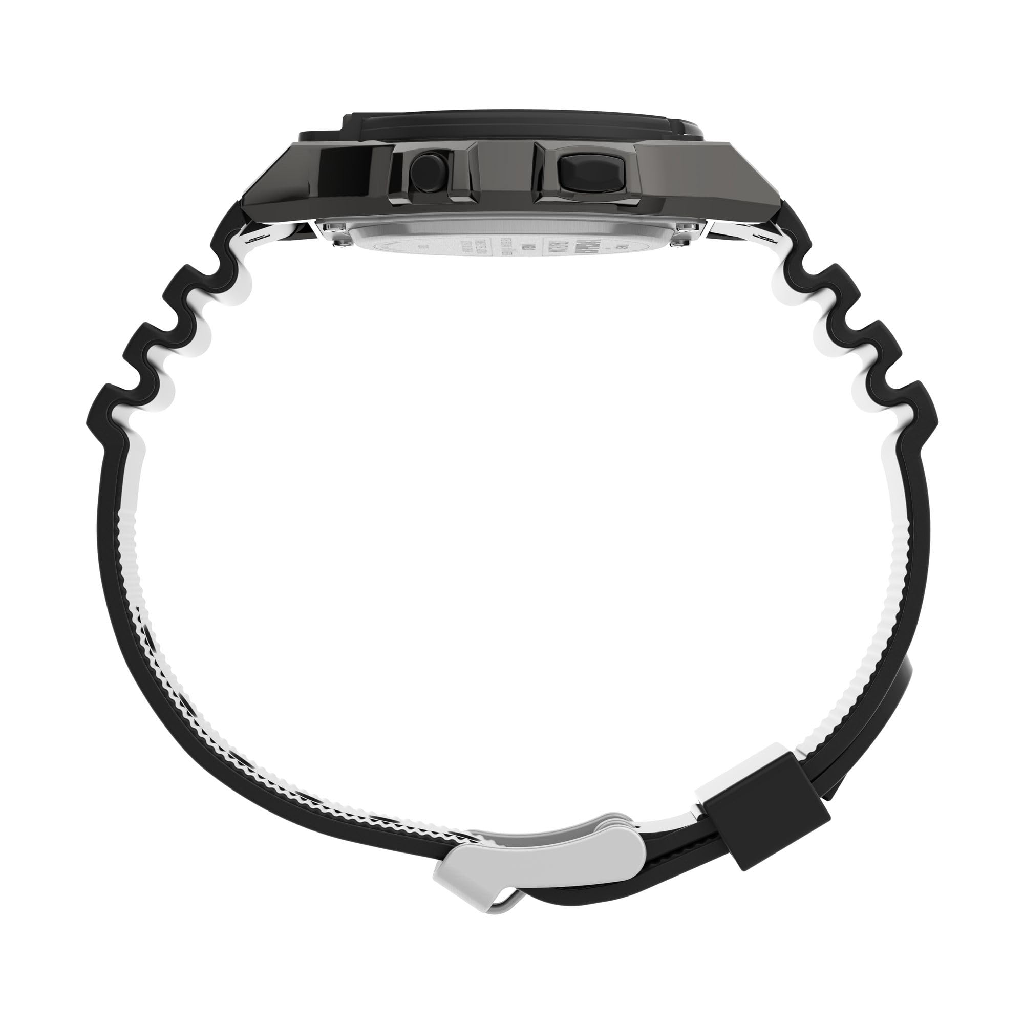 Timex Reloj Digital de Cuarzo para Hombre con Correa de policarbonato TW5M543009J, Negro