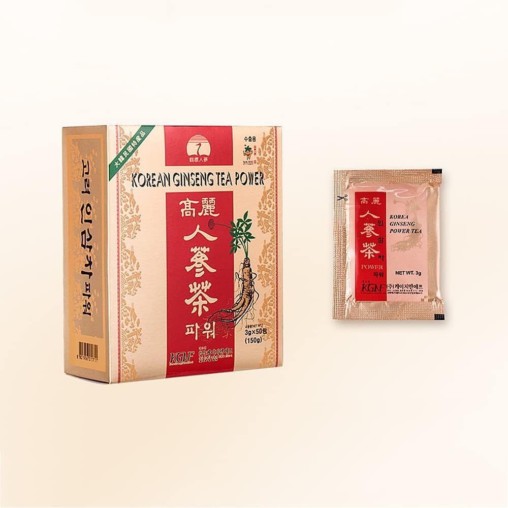 Ginseng Tea,Ginseng Tea Bags,Ginseng Tea Organic,Ginseng Tea Loose Leaf,Ginseng Tea Bags Organic,Ginseng Tea for Men,Original Korean Ginseng Tea,South Korea Import,Made in Korea (100 Packets*3g)