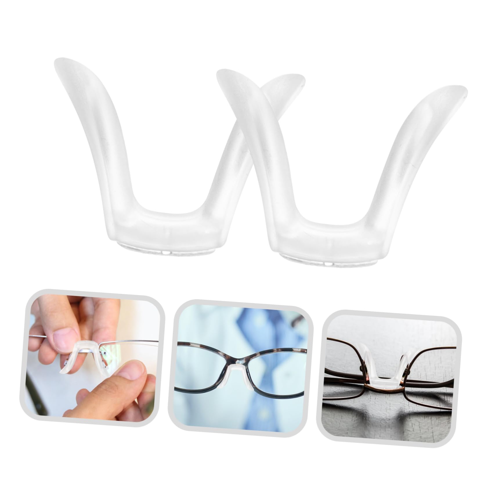 12piezas Almohadillas Nasales Para Gafas De Antideslizantes Reemplazo Cómodo Y Accesorios Para Gafas De Sol Y Lectura Para Nariz