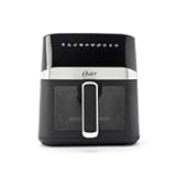 Oster Compact Air Fryer, 4-Quart Digital Airfryer with Window, Easy-to-Use Countertop Air Fryer