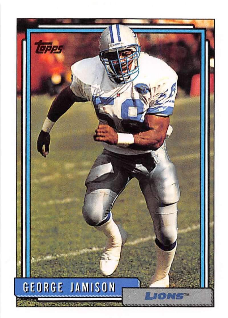 Amazon.com: 1992 Topps Series 1 Football #44 George Jamison