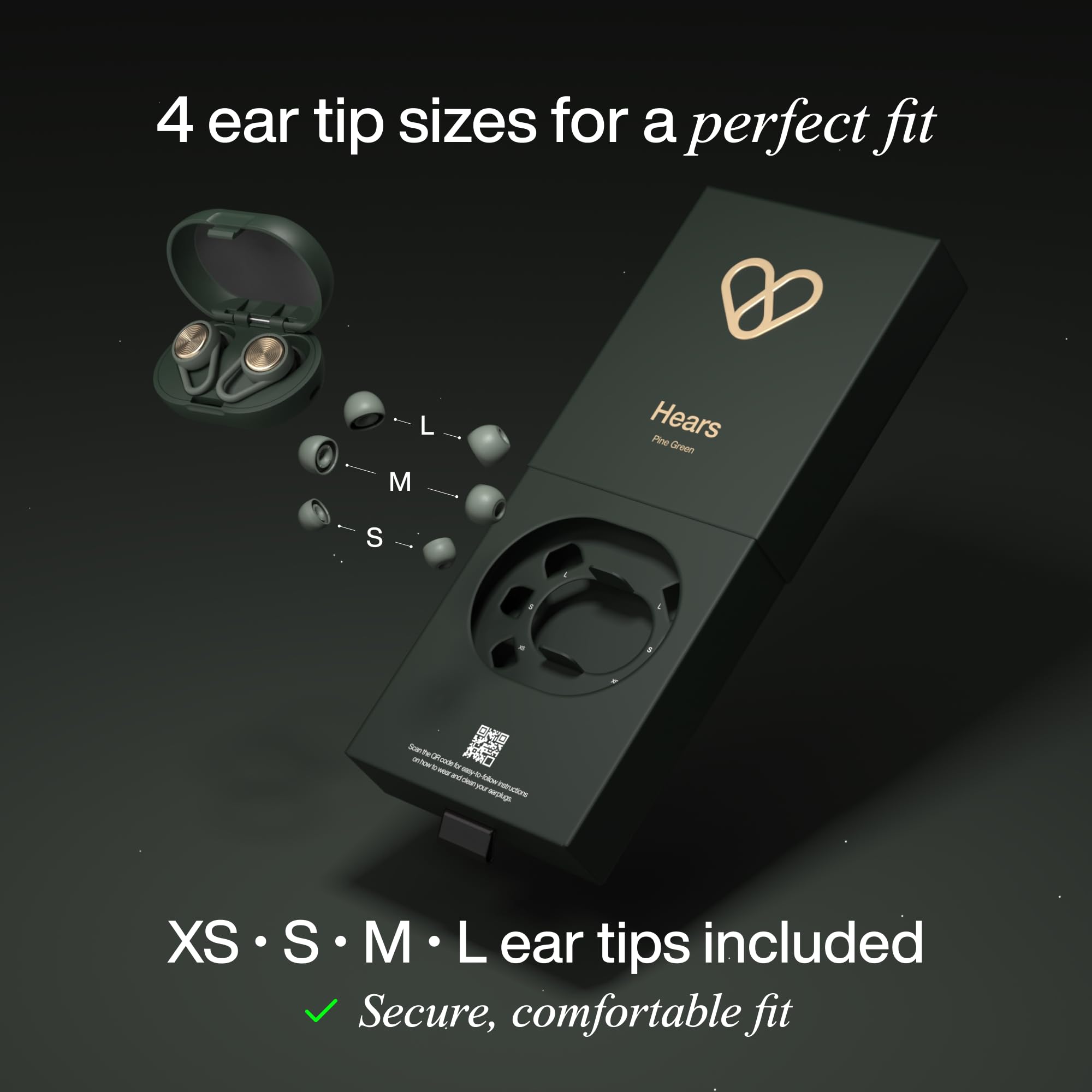 Hears Plus Bouchons d'oreille haute fidélité – Réduction du bruit améliorée pour les événements bruyants, la concentration, les voyages et la sensibilité au bruit – Protection auditive SNR certifiée