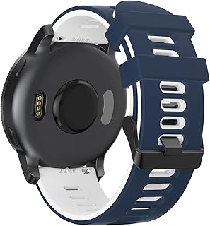 سوار سيليكون مزدوج اللون لساعة هواوي GT 4 GT 3 46 ملم/ GT 2 برو 46 ملم/ سامسونج جالاكسي ووتش 3 45 ملم، 22 ملم، سوار رياضي من السيليكون الناعم لساعة هواوي GT 4 للنساء والرجال