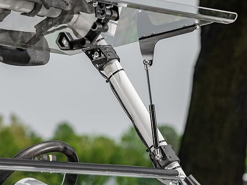 Miniatura 6 de SuperATV Parabrisas abatible resistente a los arañazos para Polaris RZR (ver ajuste) | Fabricado en Estados Unidos | Hecho de policarbonato de 1/4