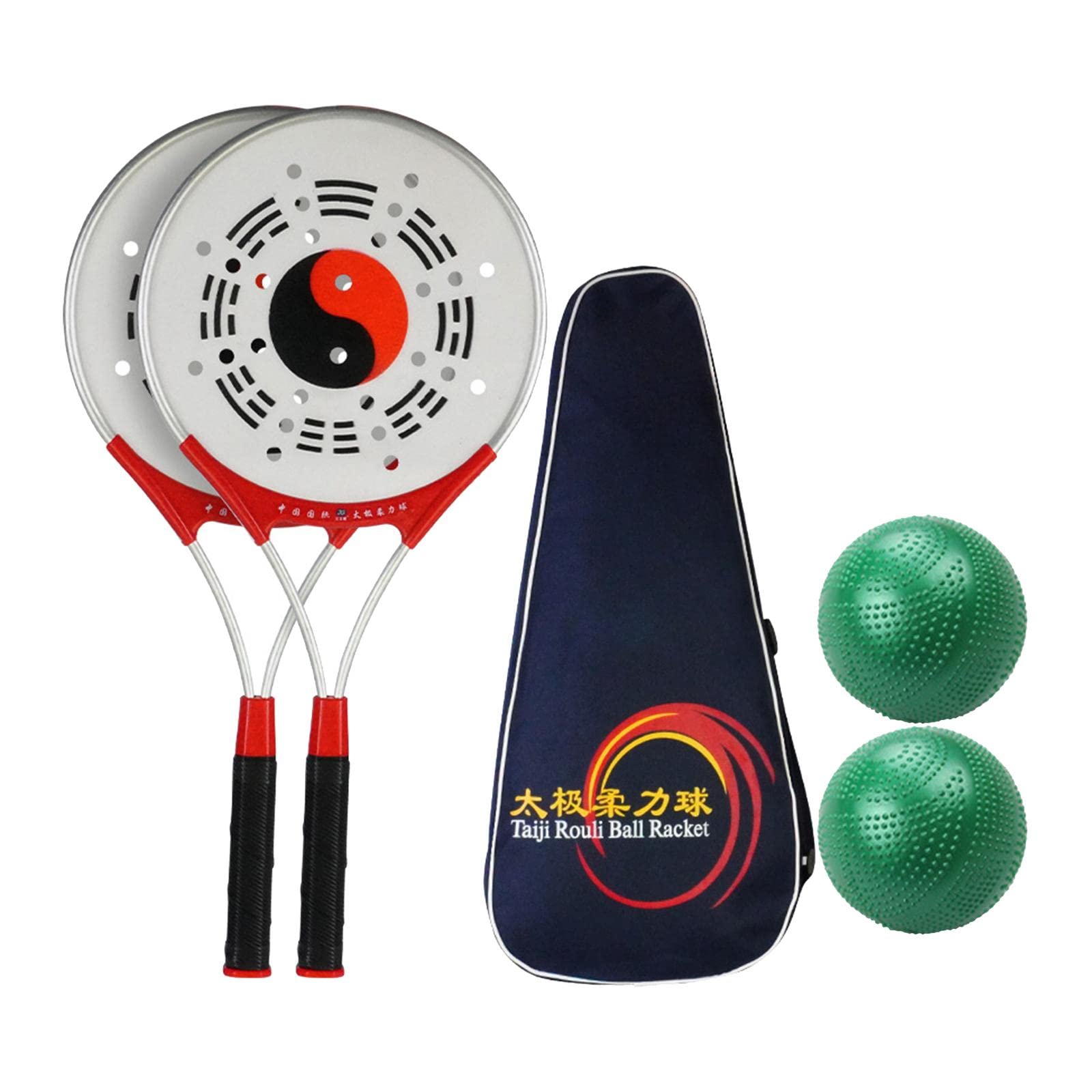Harilla Tai-Schläger-Ball-Set Taiji-Rouli-Ball-Schläger für ältere Übungssportarten Wushu