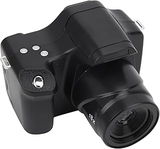 BTSEURY HD SLR Camera,3.0 in LCD Screen 18X Zoom HD SLR Camera Long Focal Length Portable Digital Camera (Standard Version + Wide-Angle Lens)
